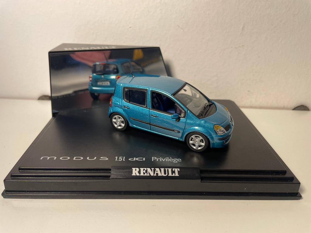 Renault Modus 1,5l dCi Privilège grün/blau (minzblau) - NOREV - rechteckiges Boxset (Box N°12)