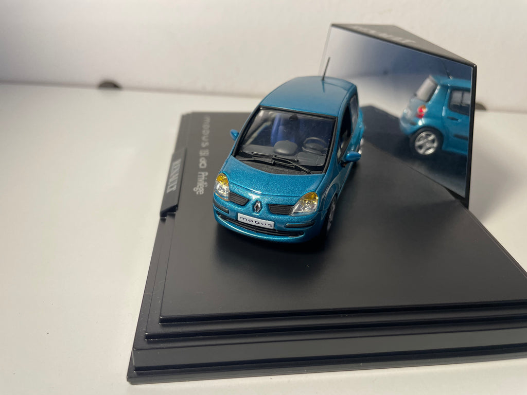Renault Modus 1,5l dCi Privilège grün/blau (minzblau) - NOREV - rechteckiges Boxset (Box N°12)