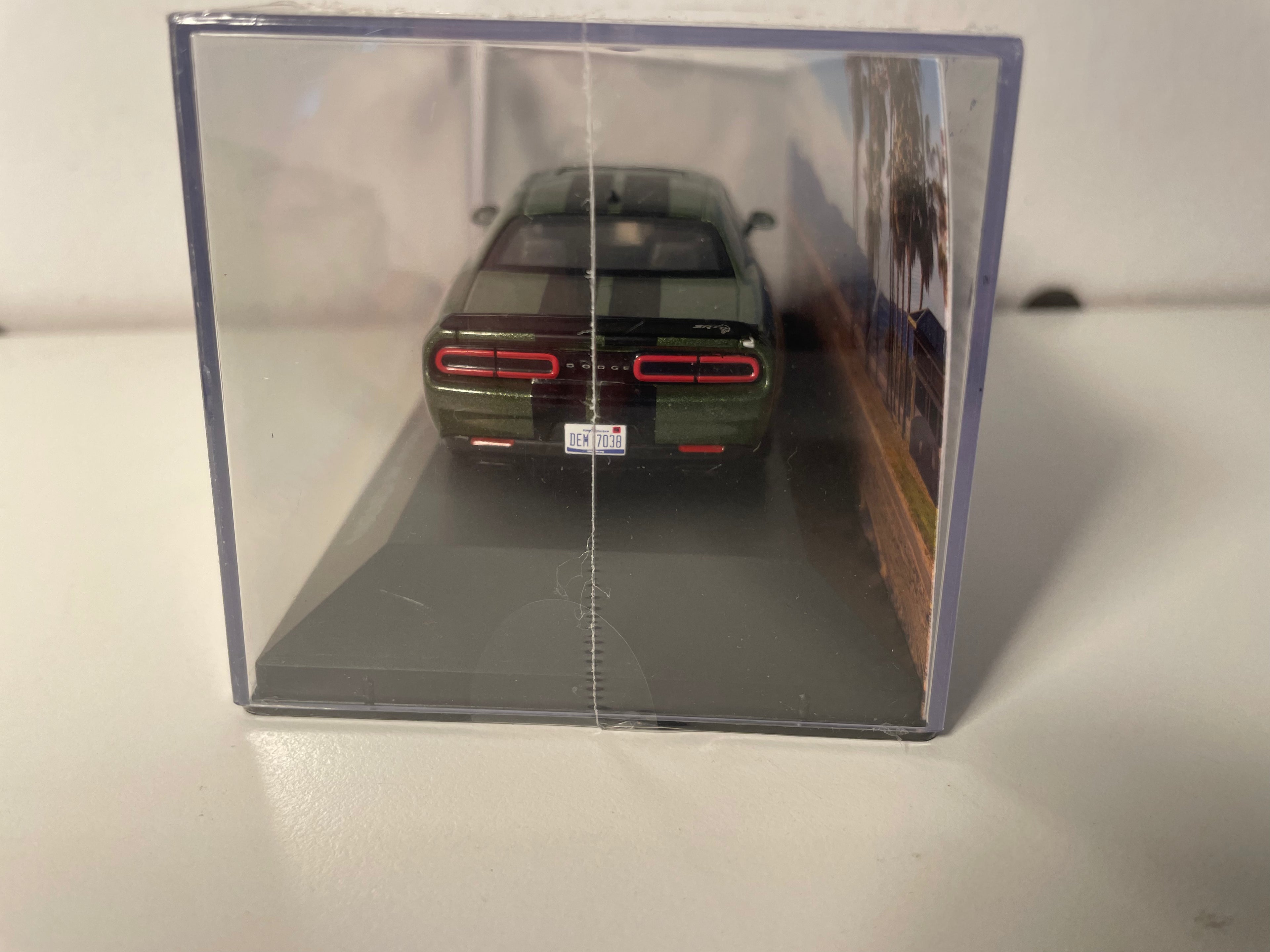 2020 Dark Green and Black Dodge Challenger SRT Hellcat (American Car)