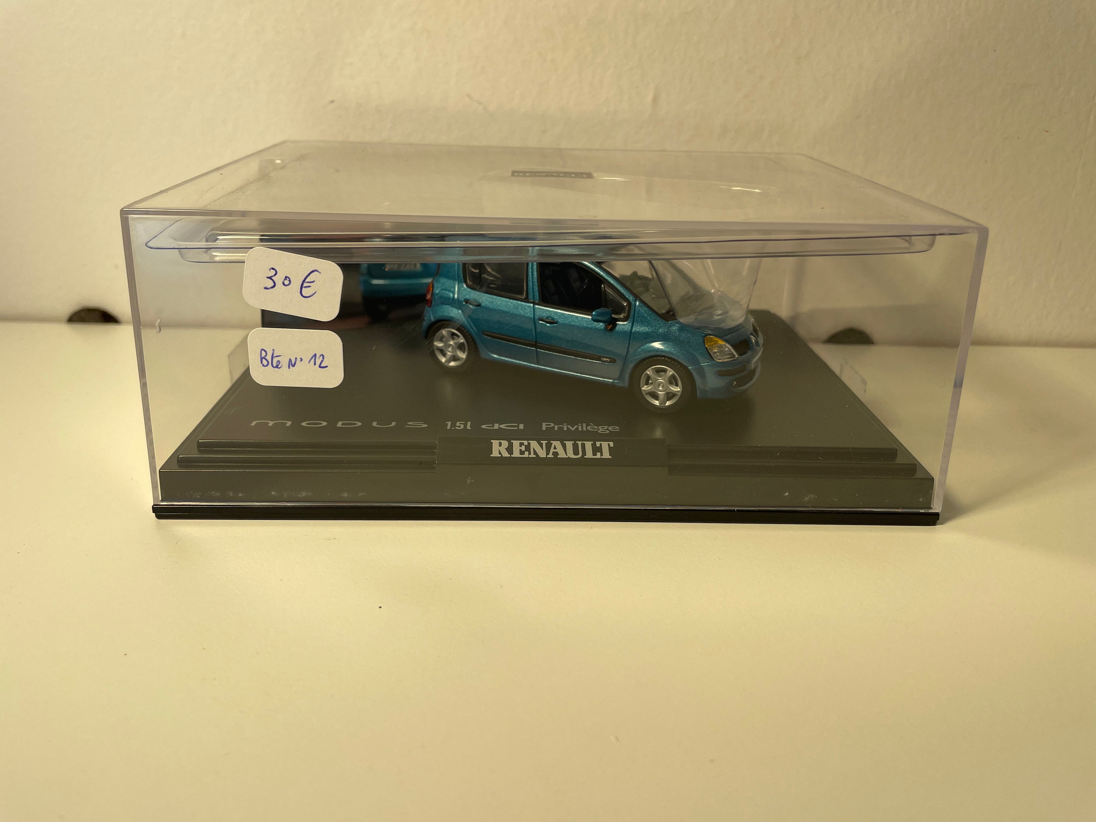 Renault Modus 1,5l dCi Privilège grün/blau (minzblau) - NOREV - rechteckiges Boxset (Box N°12)