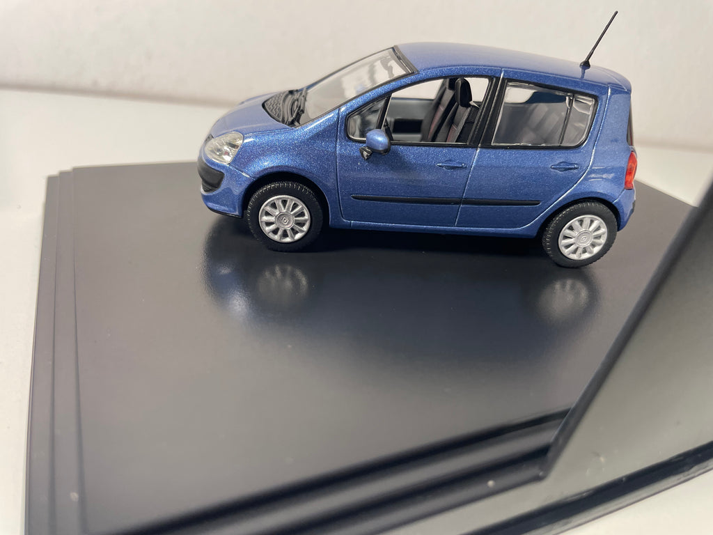 Renault Modus fase 2 azul (estrela azul) - NOREV - caixa retangular de colecionador (caixa N°13)