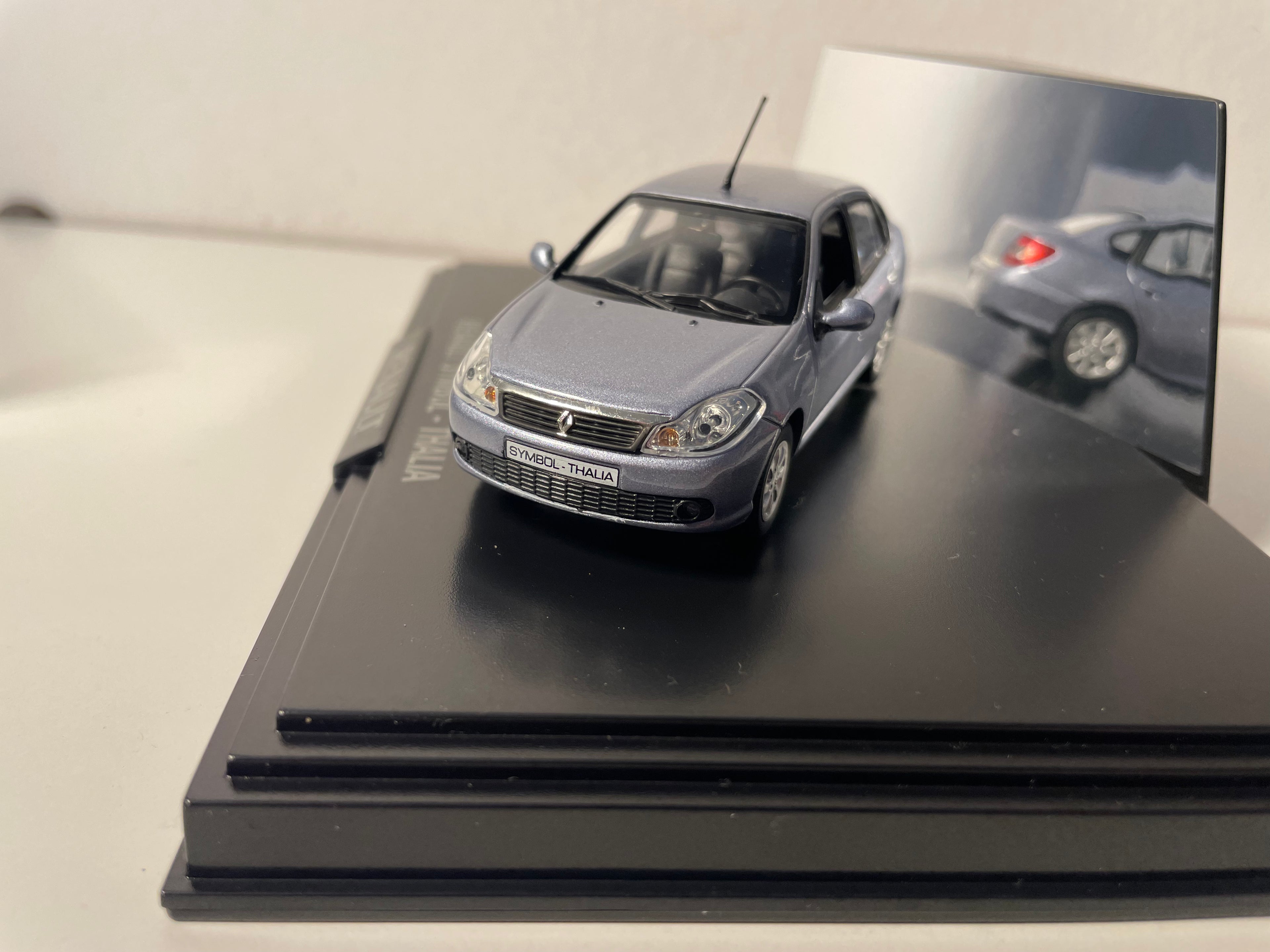Renault Symbol - Thalia blue (foam blue) - NOREV - rectangular box set (box No. 14)