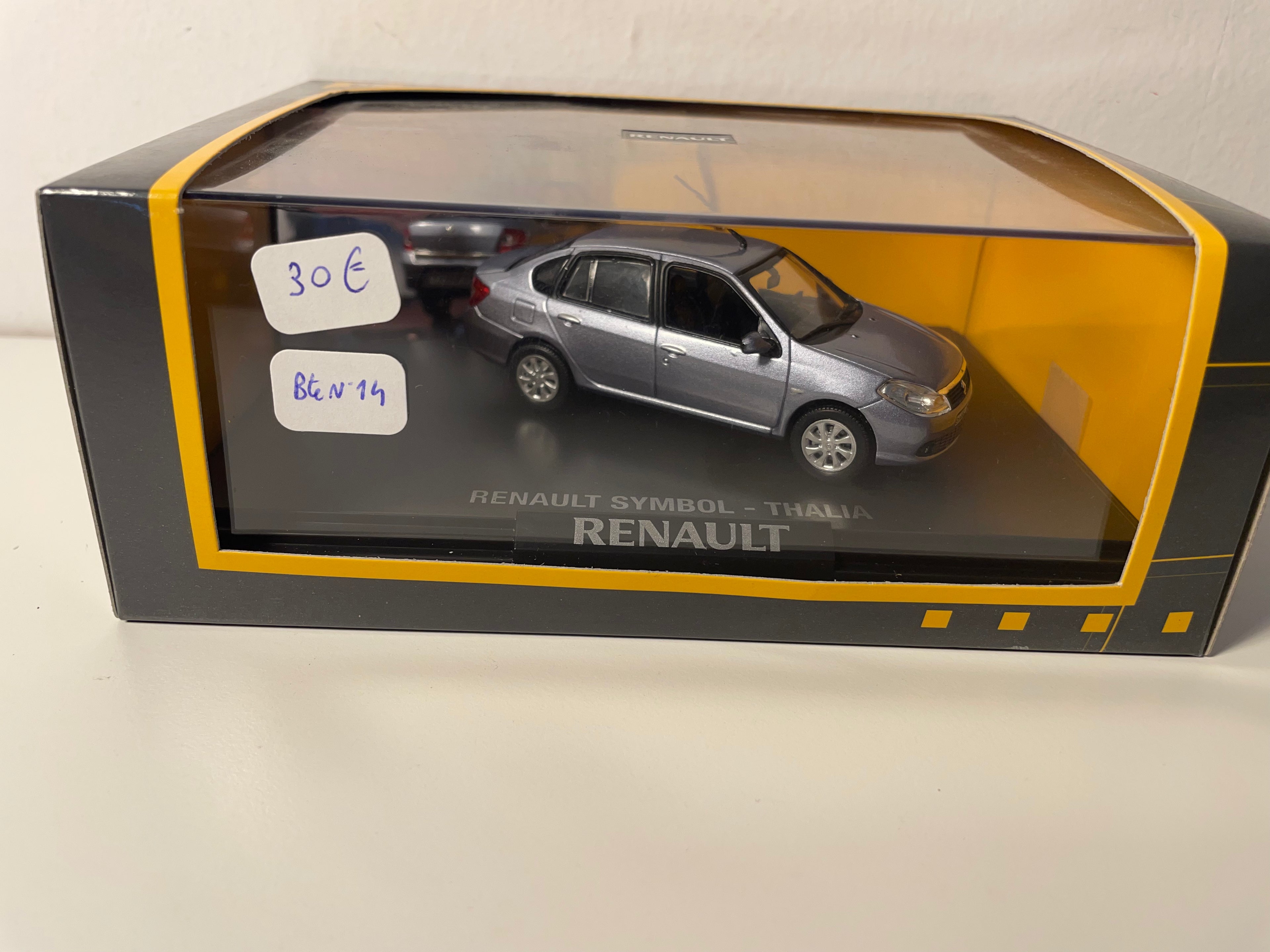 Renault Symbol - Thalia blue (foam blue) - NOREV - rectangular box set (box No. 14)