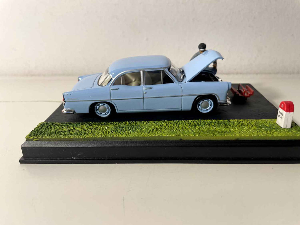 Simca Trianon cielo blu - La Nationale 7 - la strada blu