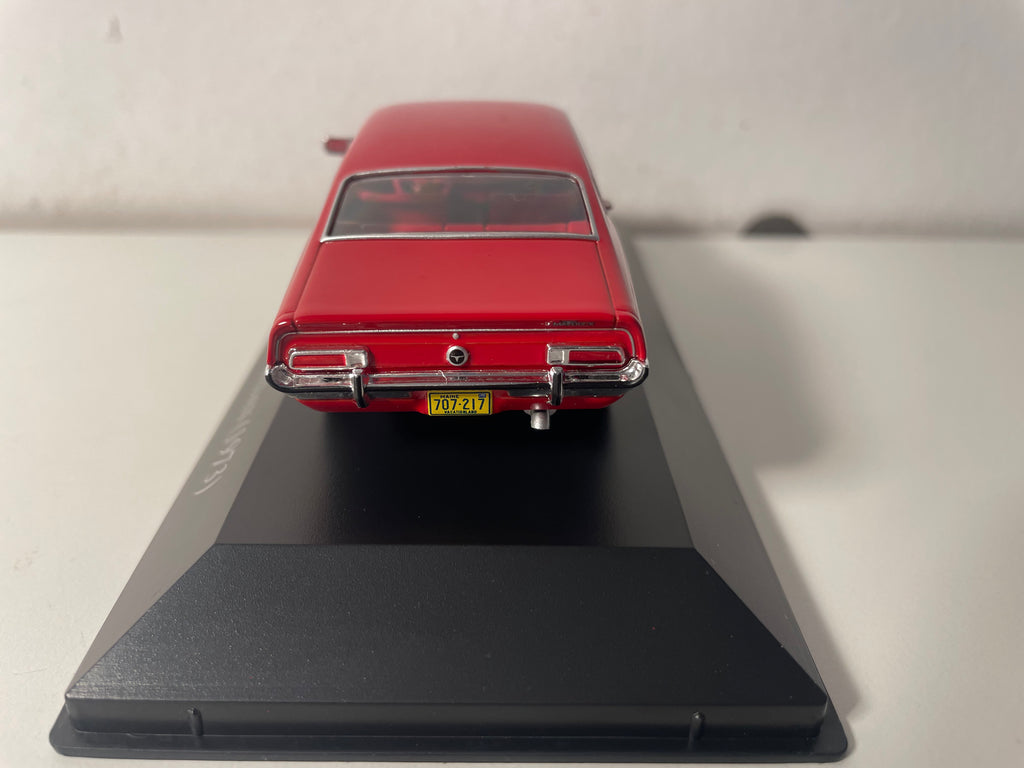Ford Maverick Sedán de 2 Puertas rojo de 1973 (auto estadounidense)