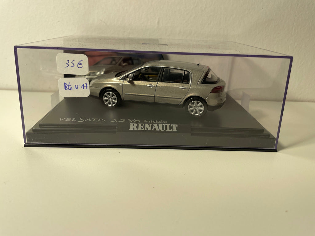 Renault Velsatis 3.5 V6 Initiale grise - NOREV - Këscht rectangular (Këscht Nr. 17)