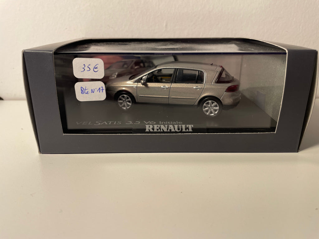 Renault Velsatis 3.5 V6 Initiale grise - NOREV - Këscht rectangular (Këscht Nr. 17)