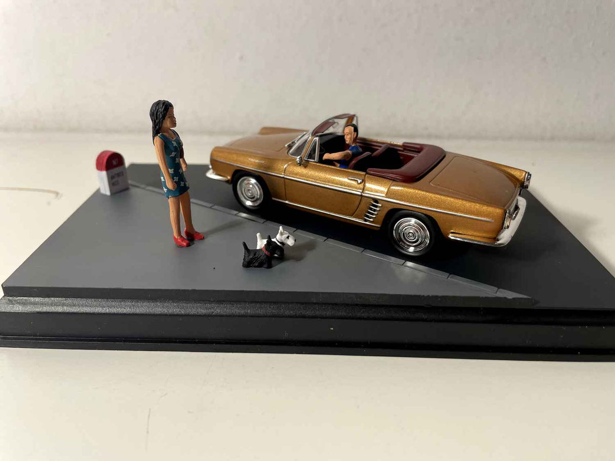Renault Floride marron - La Nationale 7 - La route bleue