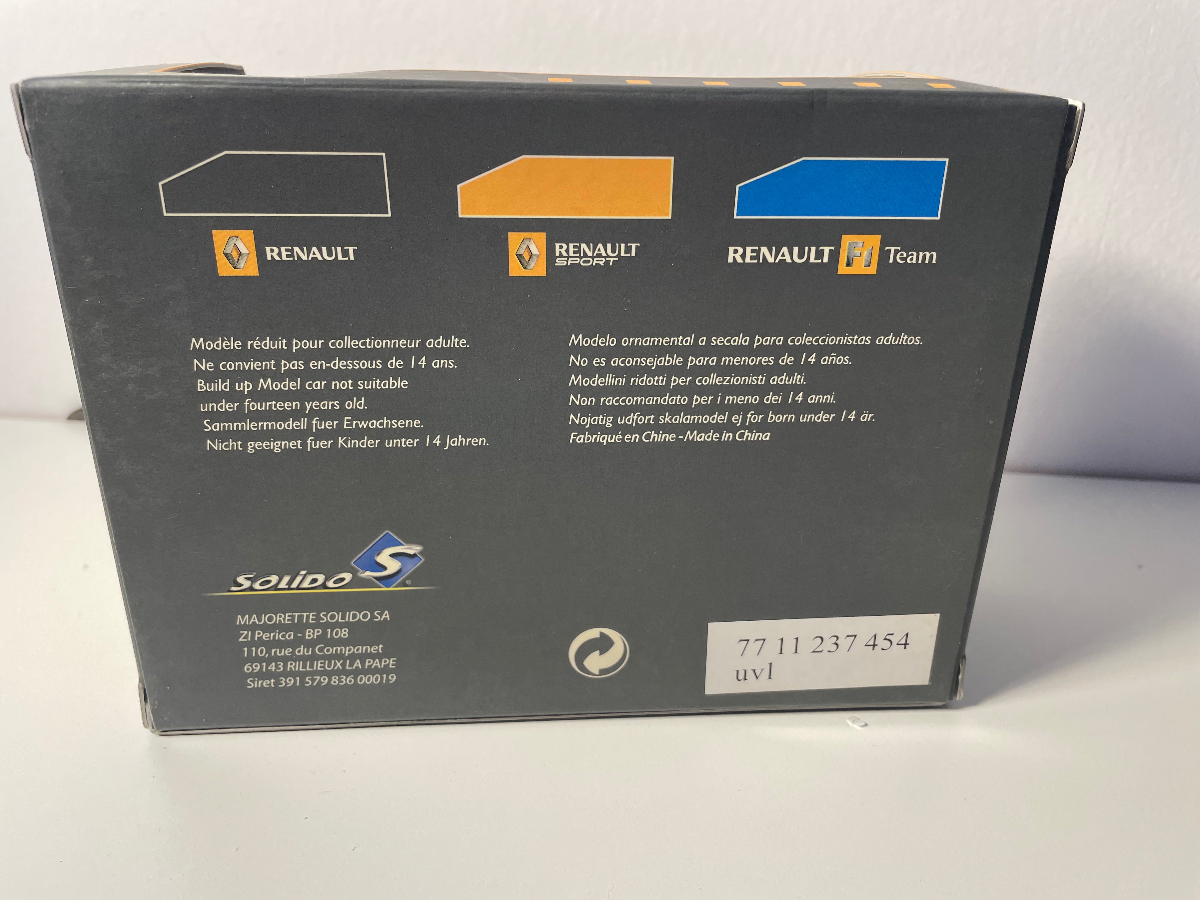 Renault Clio marron claire? de 2005 - SOLIDO - coffret boite rectangle (boite N°20)