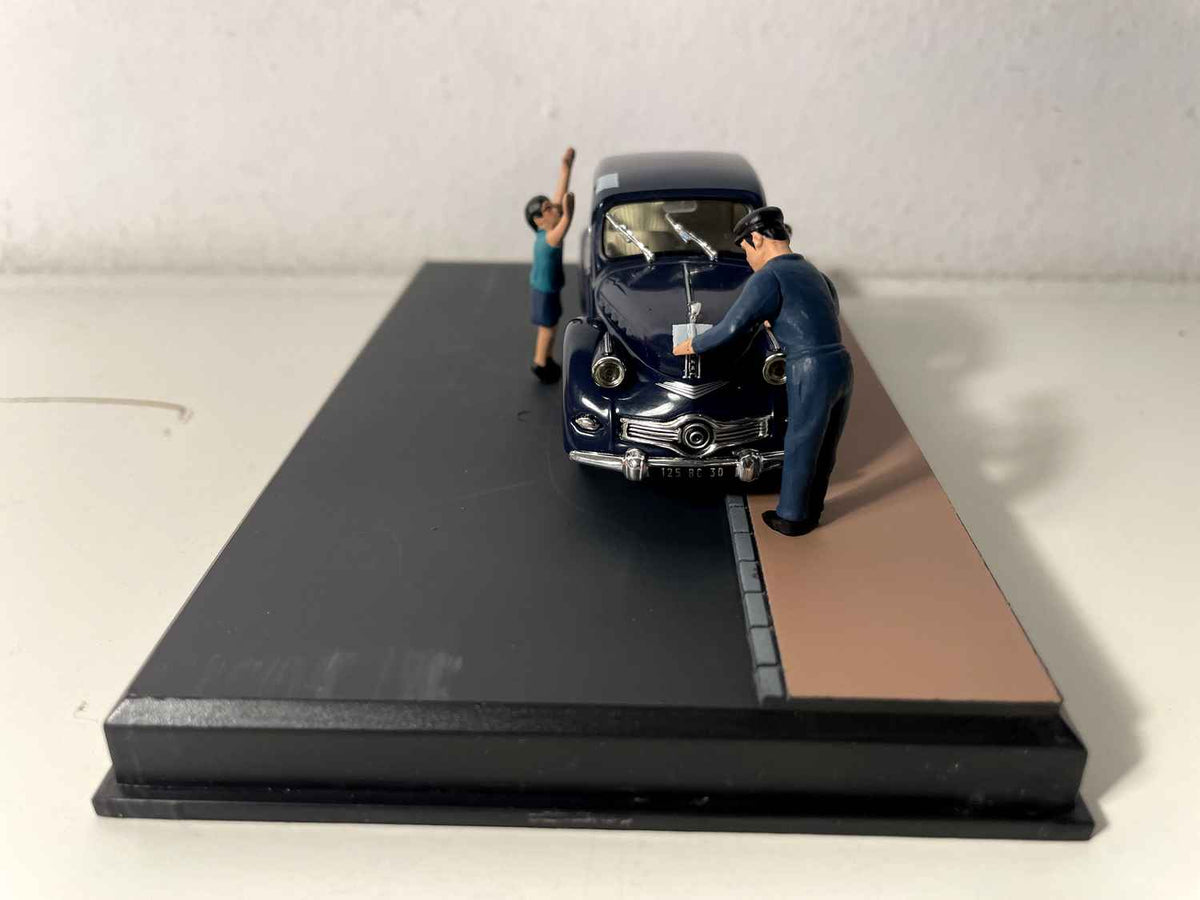 Panhard Dyna X donkelblo rout - La Nationale 7 - Dé Rou de Blo
