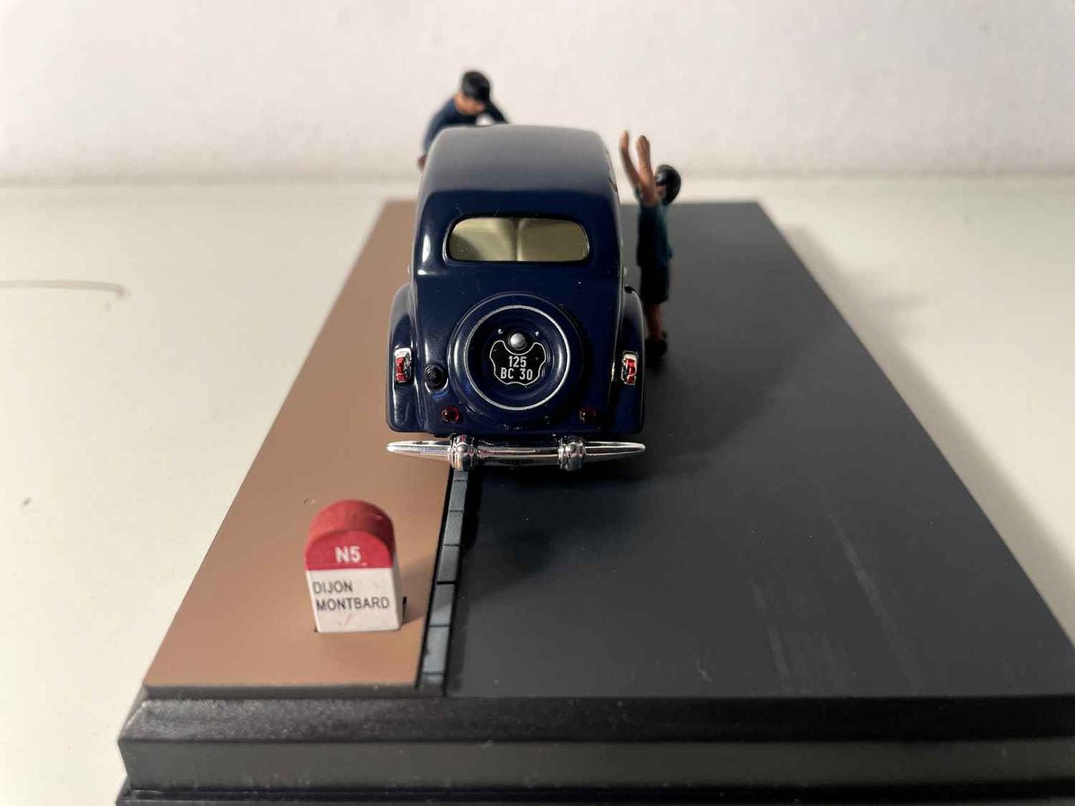 Panhard Dyna X donkelblo rout - La Nationale 7 - Dé Rou de Blo