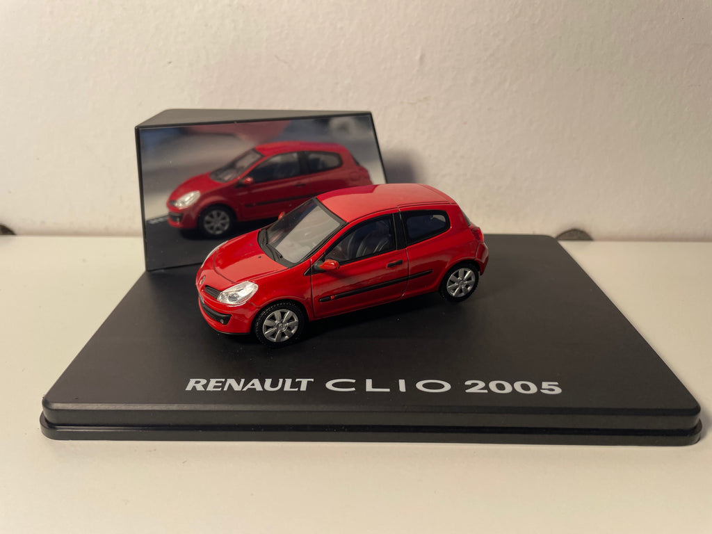 Renault Clio rouge foncé de 2005 - ELIGOR - coffret boite rectangle (boite N°24)