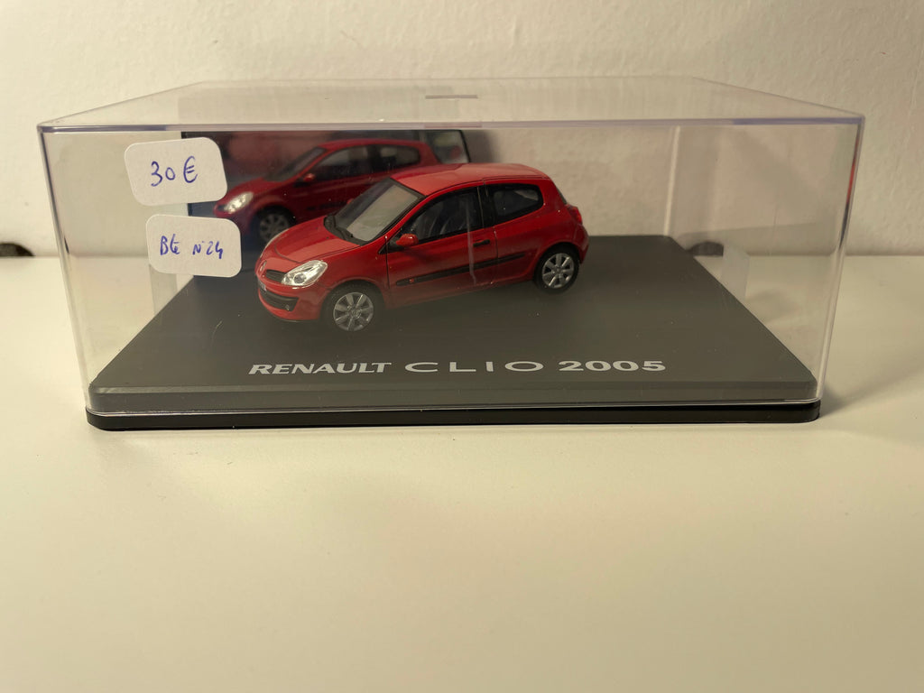 Renault Clio rouge foncé de 2005 - ELIGOR - coffret boite rectangle (boite N°24)