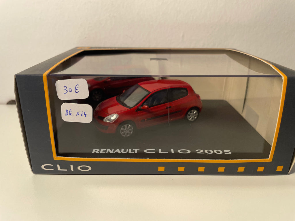 Renault Clio rouge foncé de 2005 - ELIGOR - coffret boite rectangle (boite N°24)