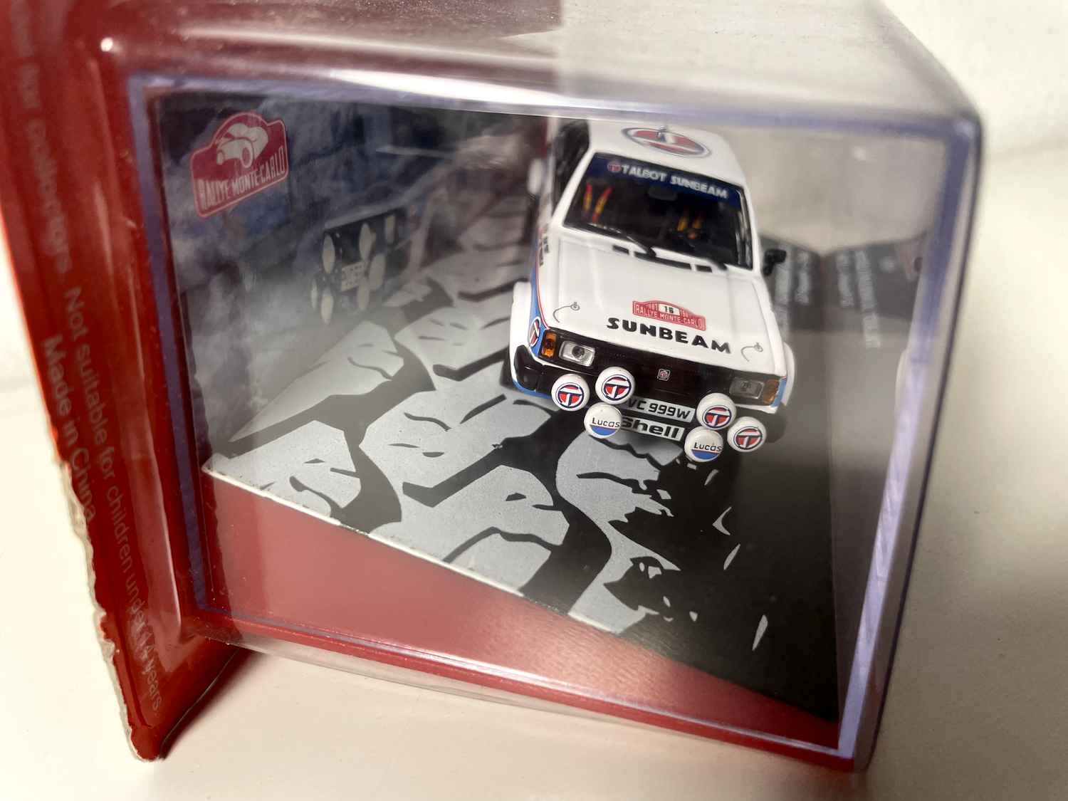 White Talbot Sunbeam Lotus number 16 - 1981 Monte Carlo Rally