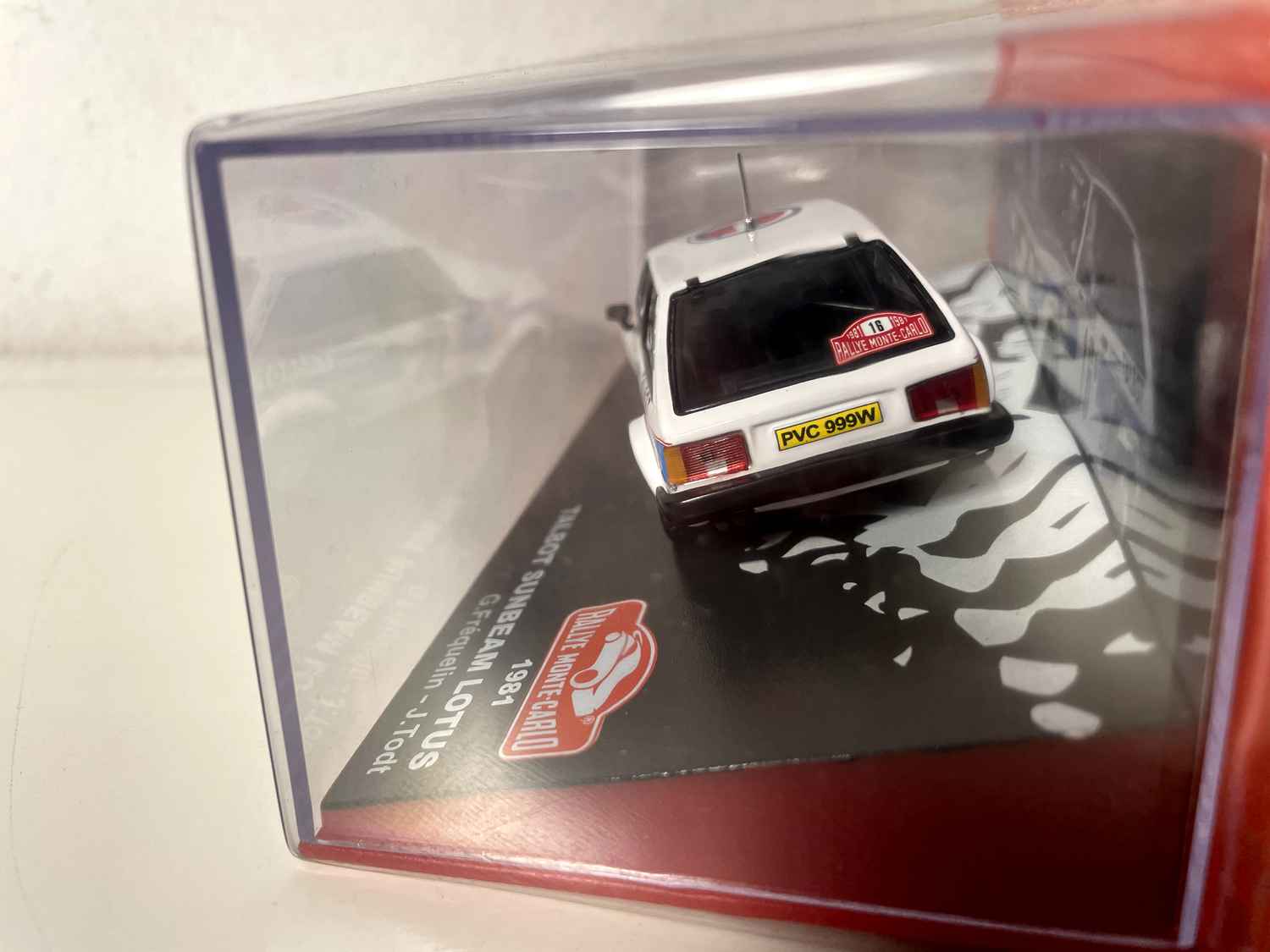 White Talbot Sunbeam Lotus number 16 - 1981 Monte Carlo Rally