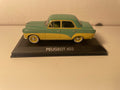 Peugeot 403 jaune et verte