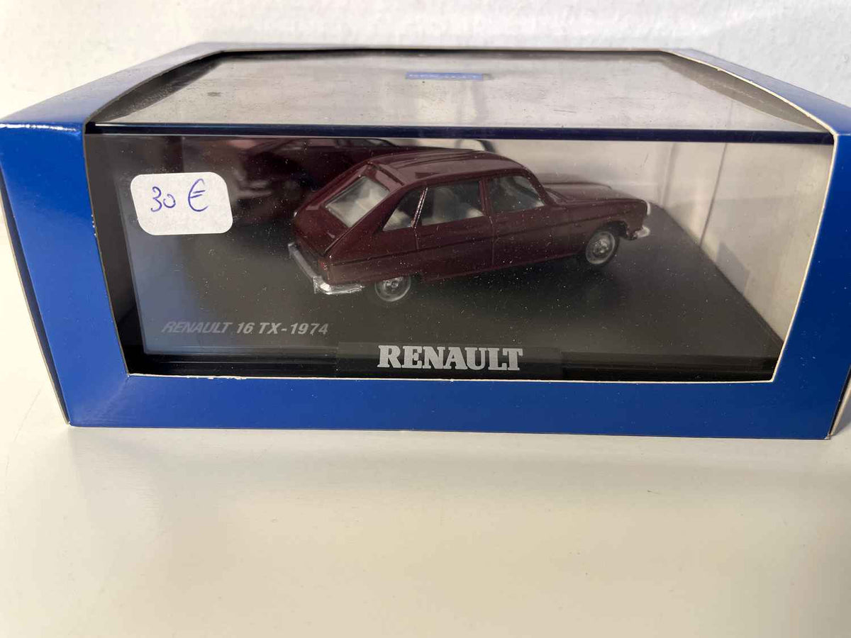Renault 16 TX bordeaux vun 1974 (rechteckeg Boxset) - Norev