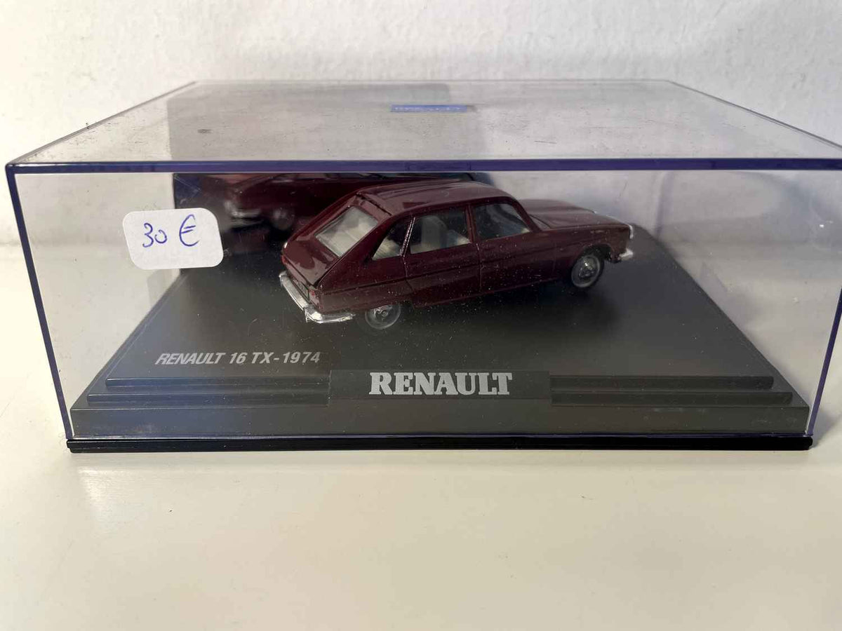 Renault 16 TX bordeaux vun 1974 (rechteckeg Boxset) - Norev