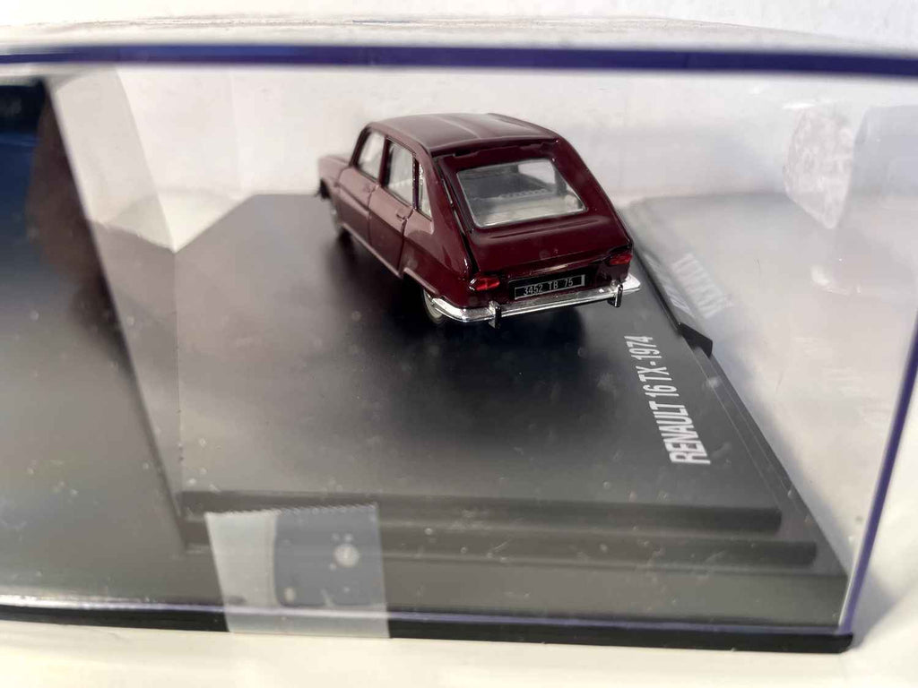 Renault 16 TX bordeaux vun 1974 (rechteckeg Boxset) - Norev