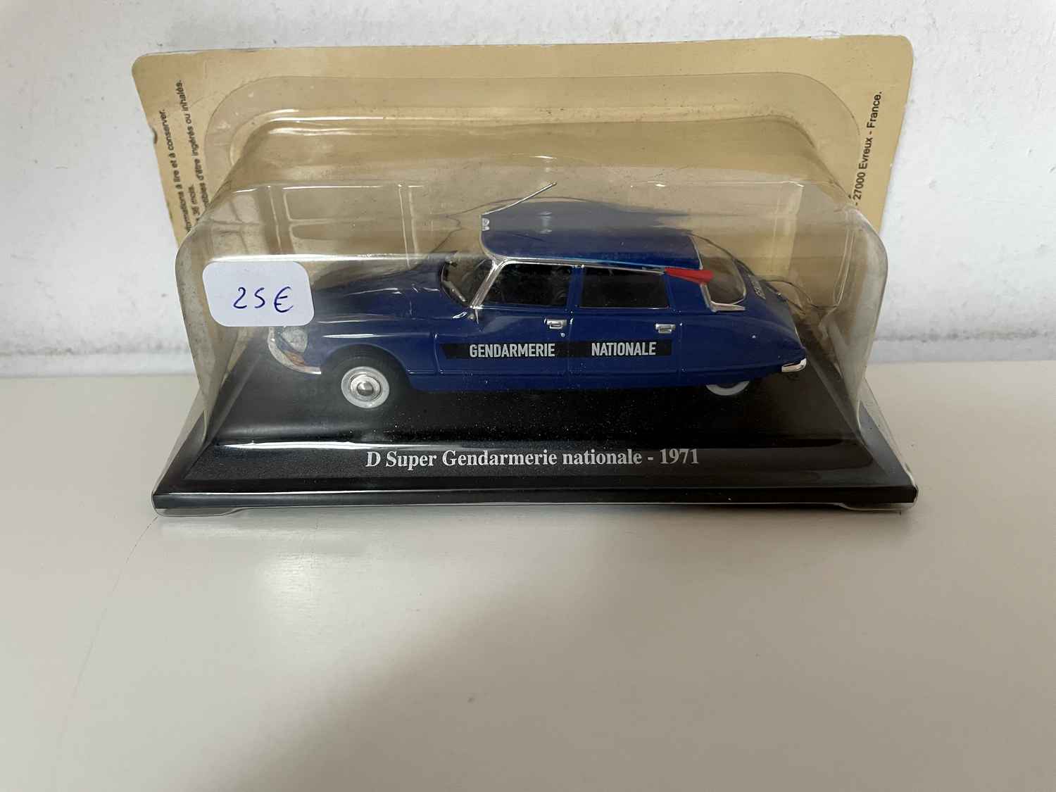 Citroën D Super blue Gendarmerie Nationale from 1971
