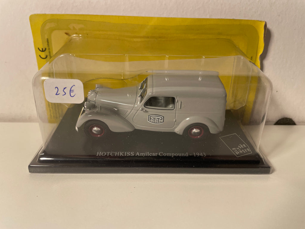 Hotchkiss Amilcar Compound grise de 1943 - La Poste - PTT - Téléphone
