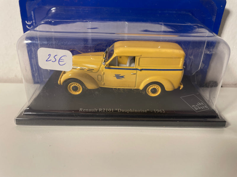 Renault R2101 Dauphinoise jaune de 1963 - la Poste - PTT