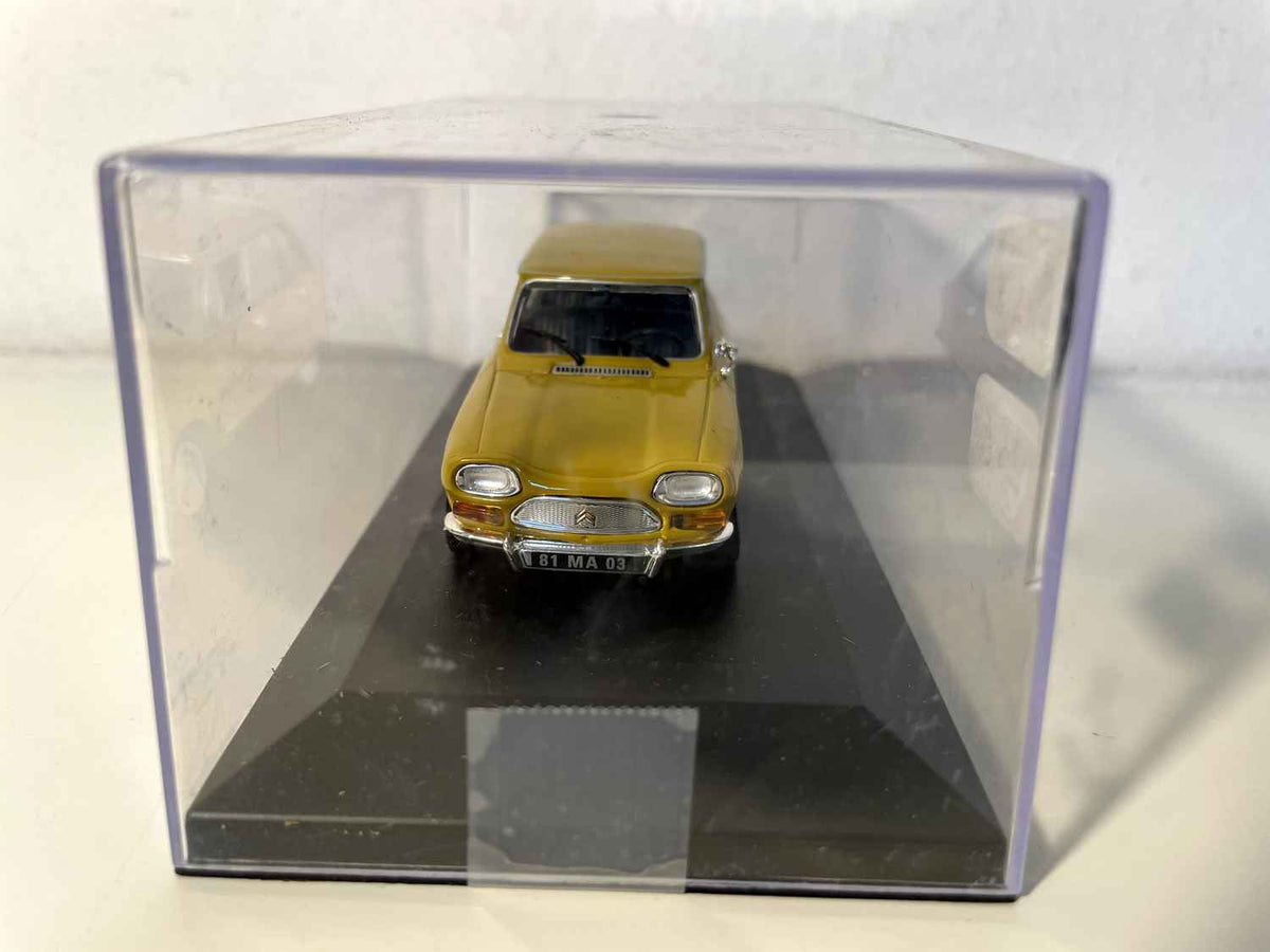 Citroën Freund 8 Farbe gelbem Senf - Norev (Plexe -Box)