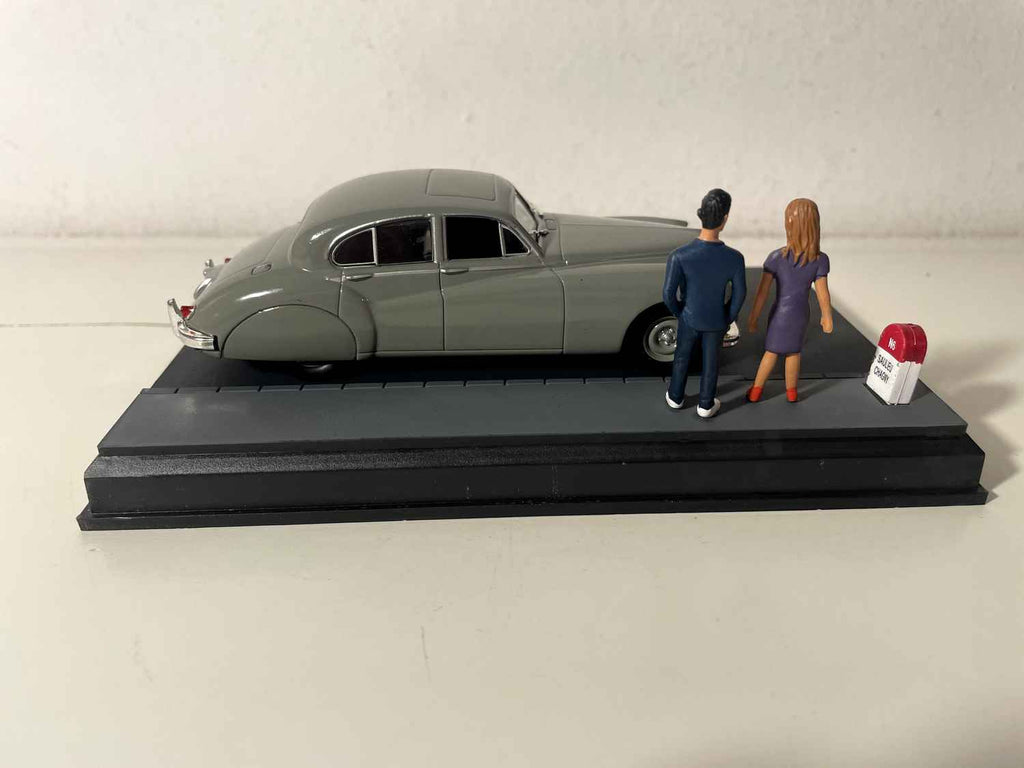 Jaguar MK VII Grau - La Nationale 7 - Die blaue Route