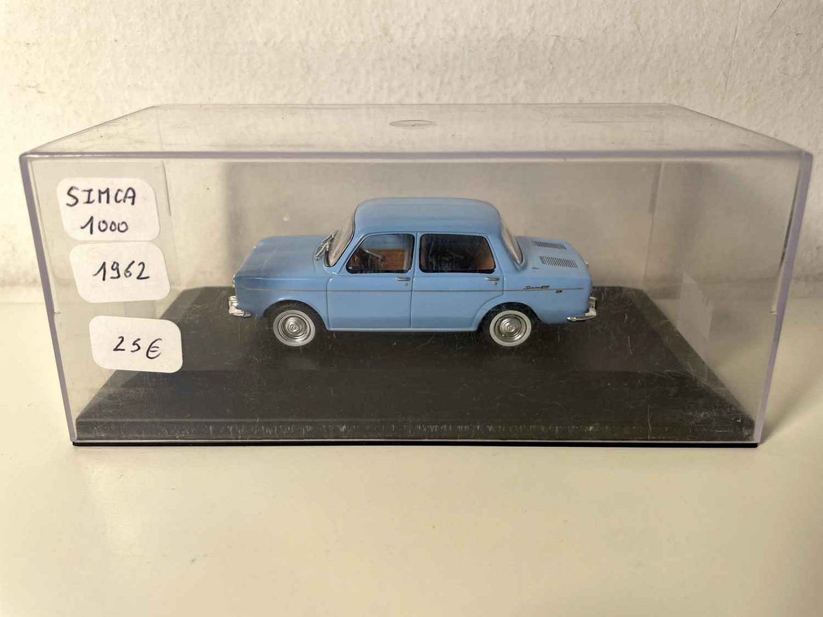 Himmelblo Simca 1000 aus 1962 (Plexi Box)