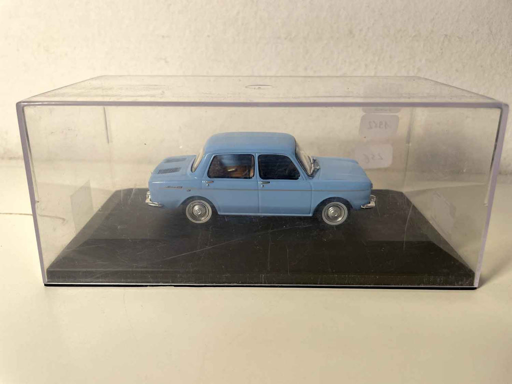 Hemelsblauw Simca 1000 uit 1962 (plexidoos)