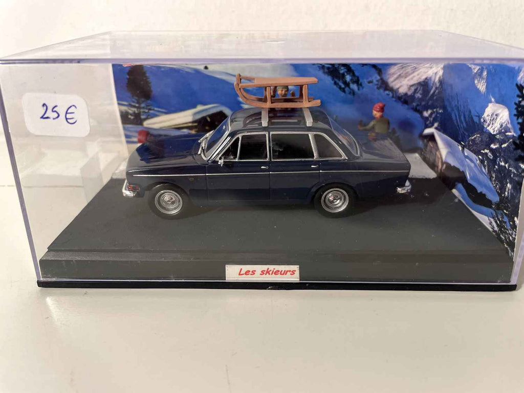 Volvo 144 bleue - La Nationale 7 - la route bleue