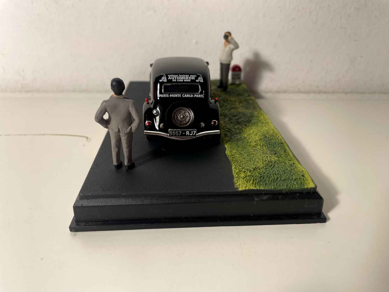 Citroën Traction 7 - Rally Paris/Monté-Carlo/Paris - La Nationale 7 - A rota azul (PARA Mr. COUTELLE)
