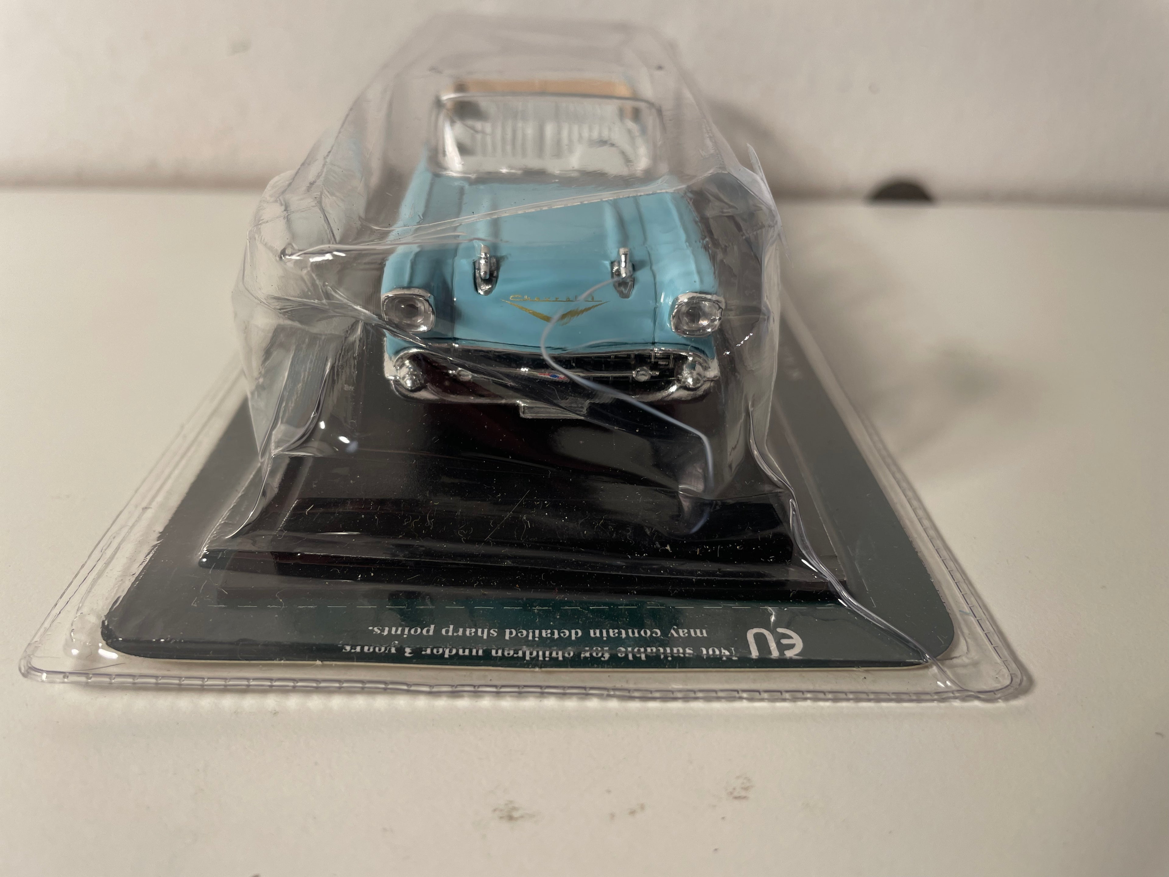 Chevy Bel Air bleue claire (voiture américaine) - Del Prado