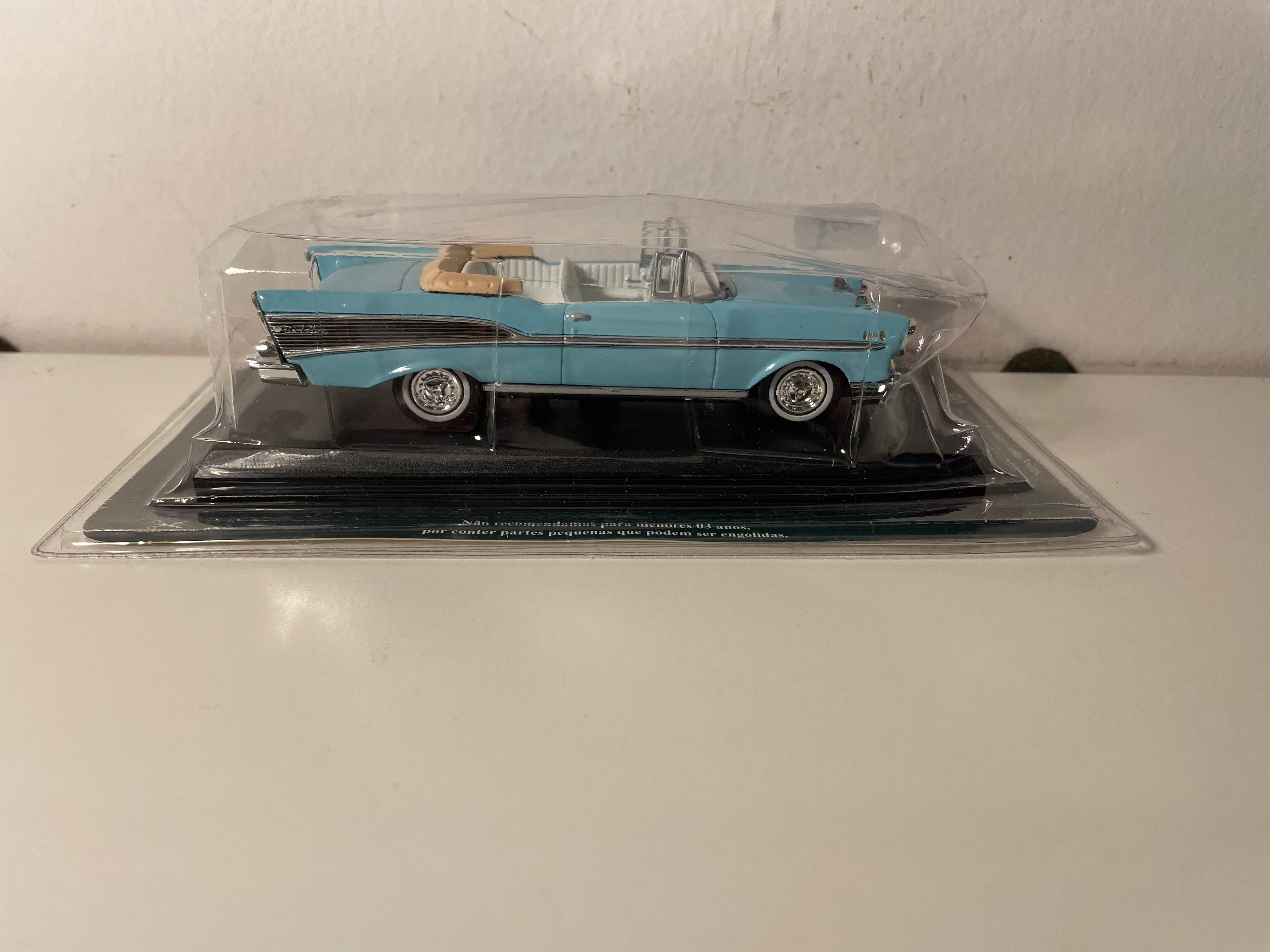 Chevy Bel Air bleue claire (voiture américaine) - Del Prado