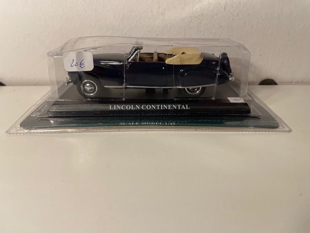 Dark Blue Lincoln Continental (American Car) - Del Prado
