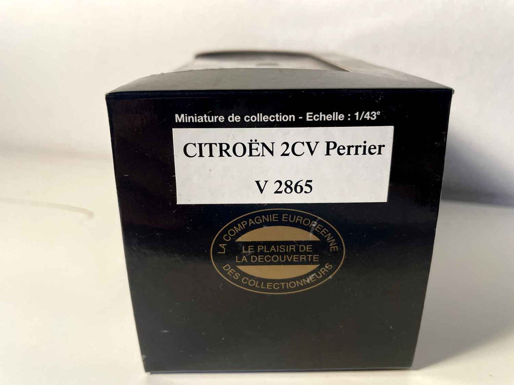Citroën 2 CV zielony PERRIER - Norev (wyjątkowe samochody miniaturowe nr V 2865)