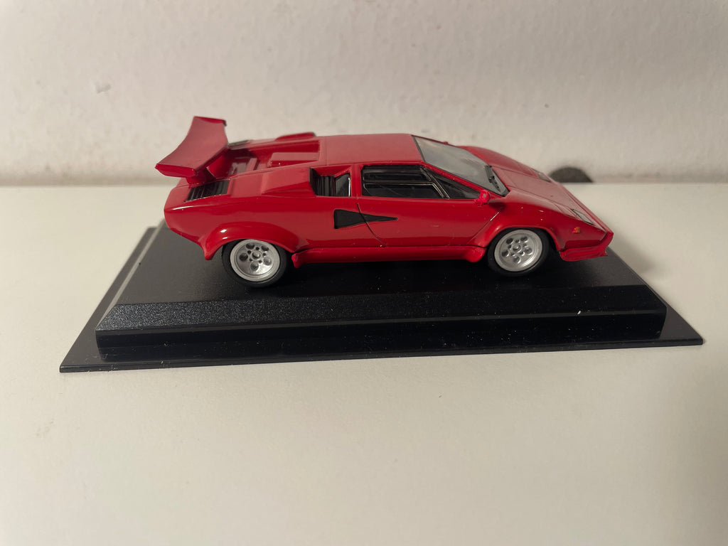 Lamborghini Countach rouge - Del Prado (manque 1 rétroviseur)