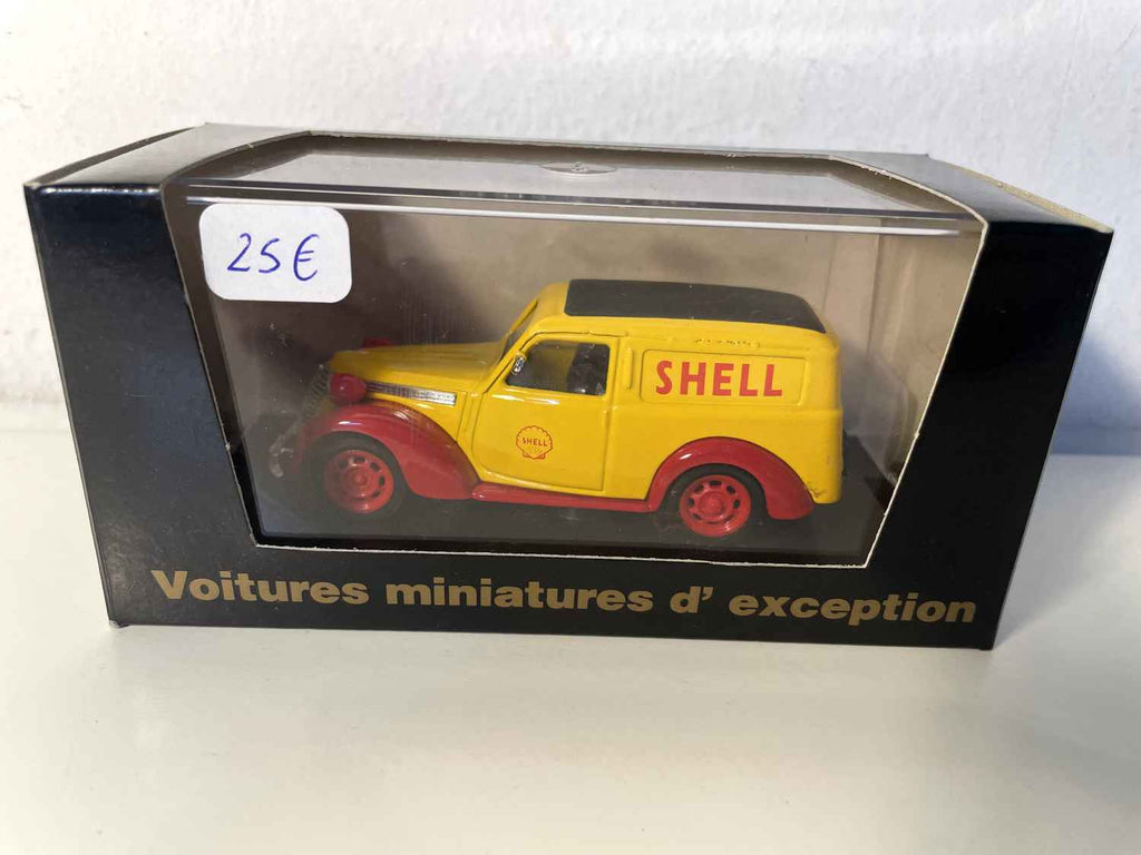 Fiat 1100 E yellow and red SHELL (exceptional Model cars No. V2537)