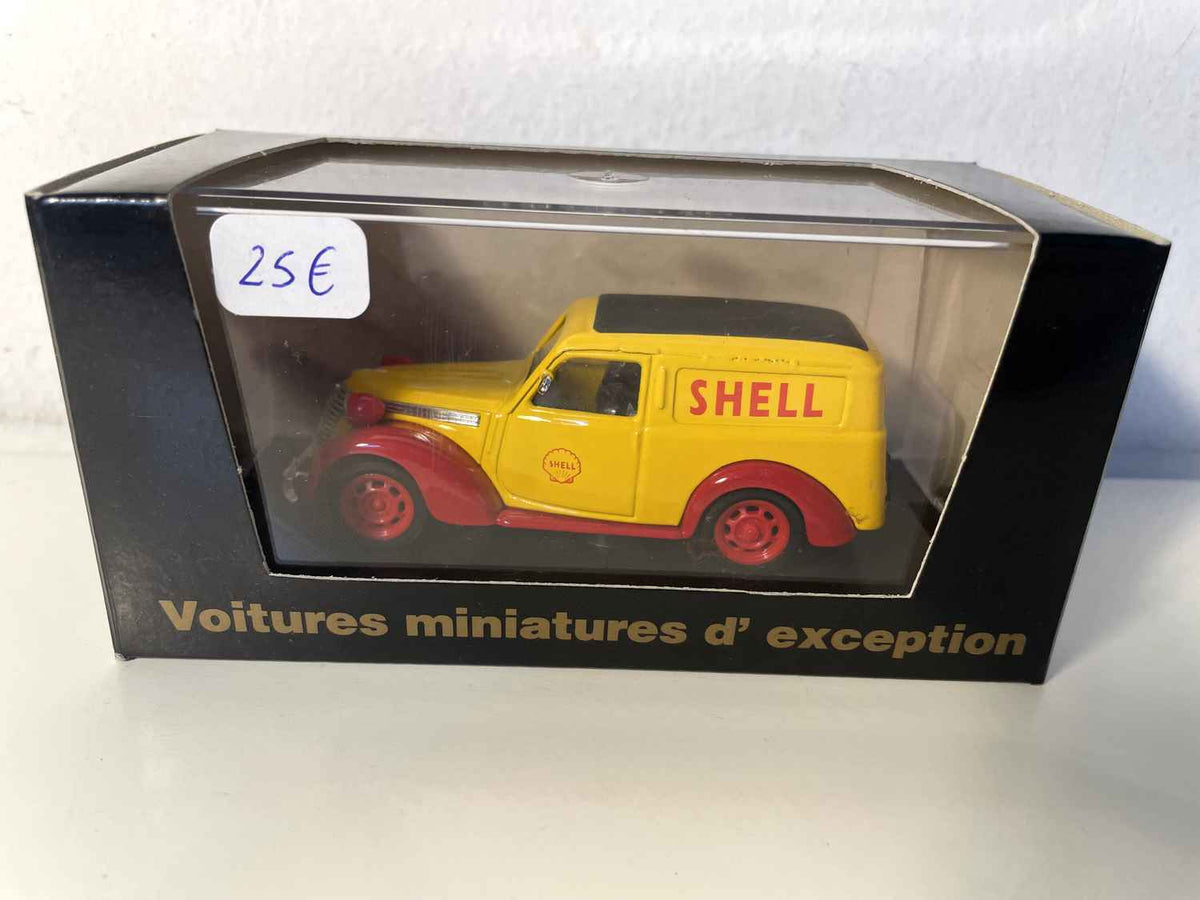 Fiat 1100 E yellow and red SHELL (exceptional Model cars No. V2537)