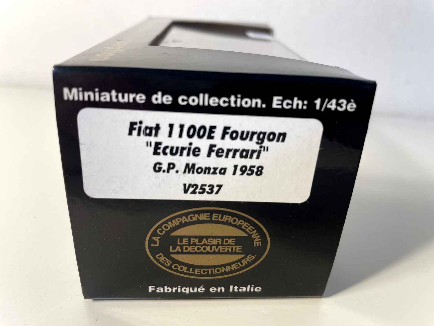 Fiat 1100 E yellow and red SHELL (exceptional Model cars No. V2537)