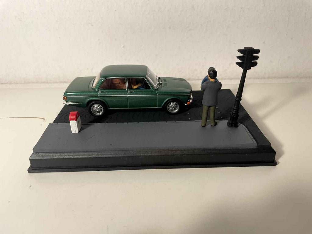 Simca 1501S verde - La Nationale 7 - la strada blu