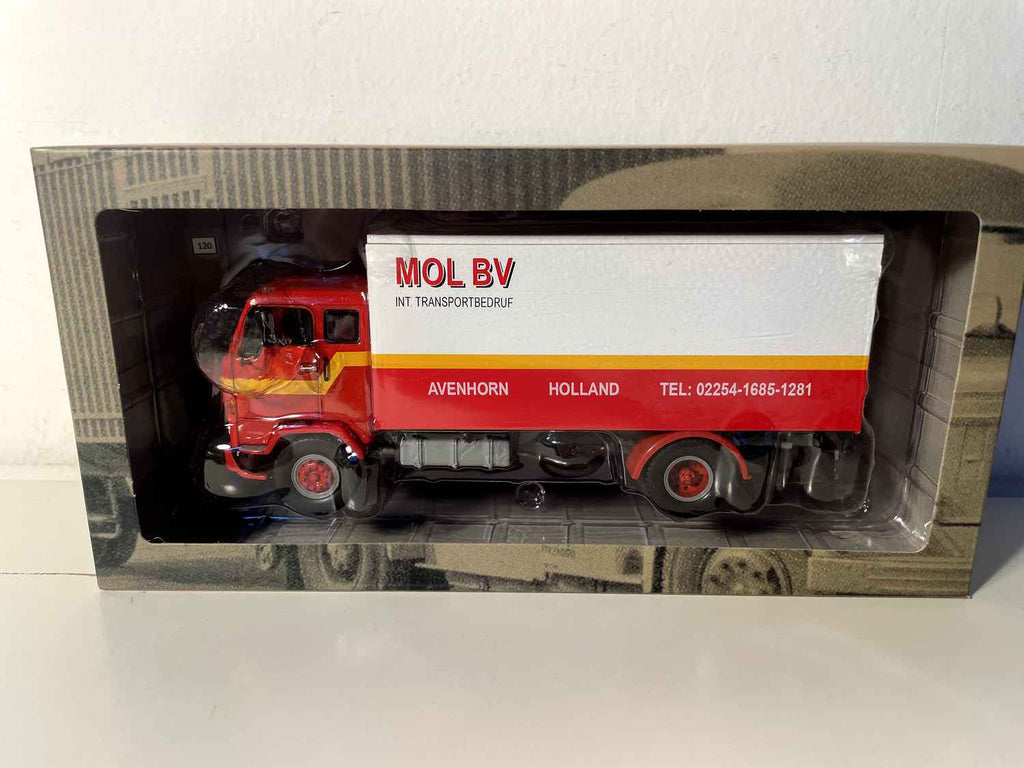 Orange and White Volvo F88 Truck MOL BV