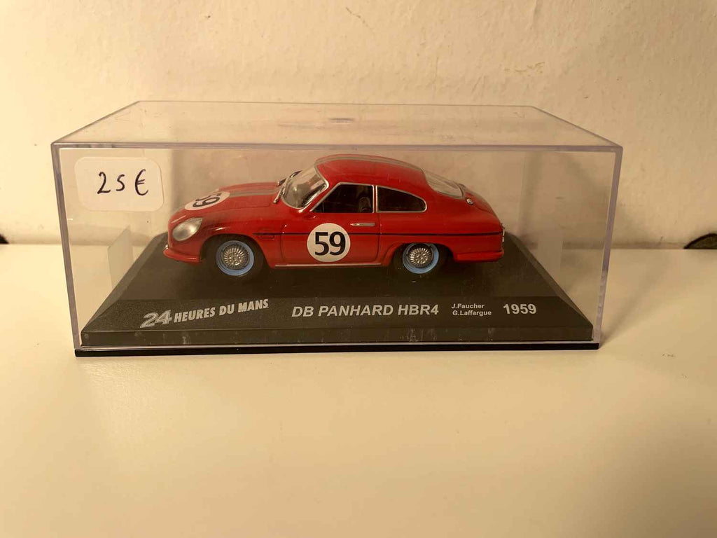 DB Panhard HBR4 rout mat groen Streifen Nummer 59 - 24 Stonnen vum Mans vun 1959