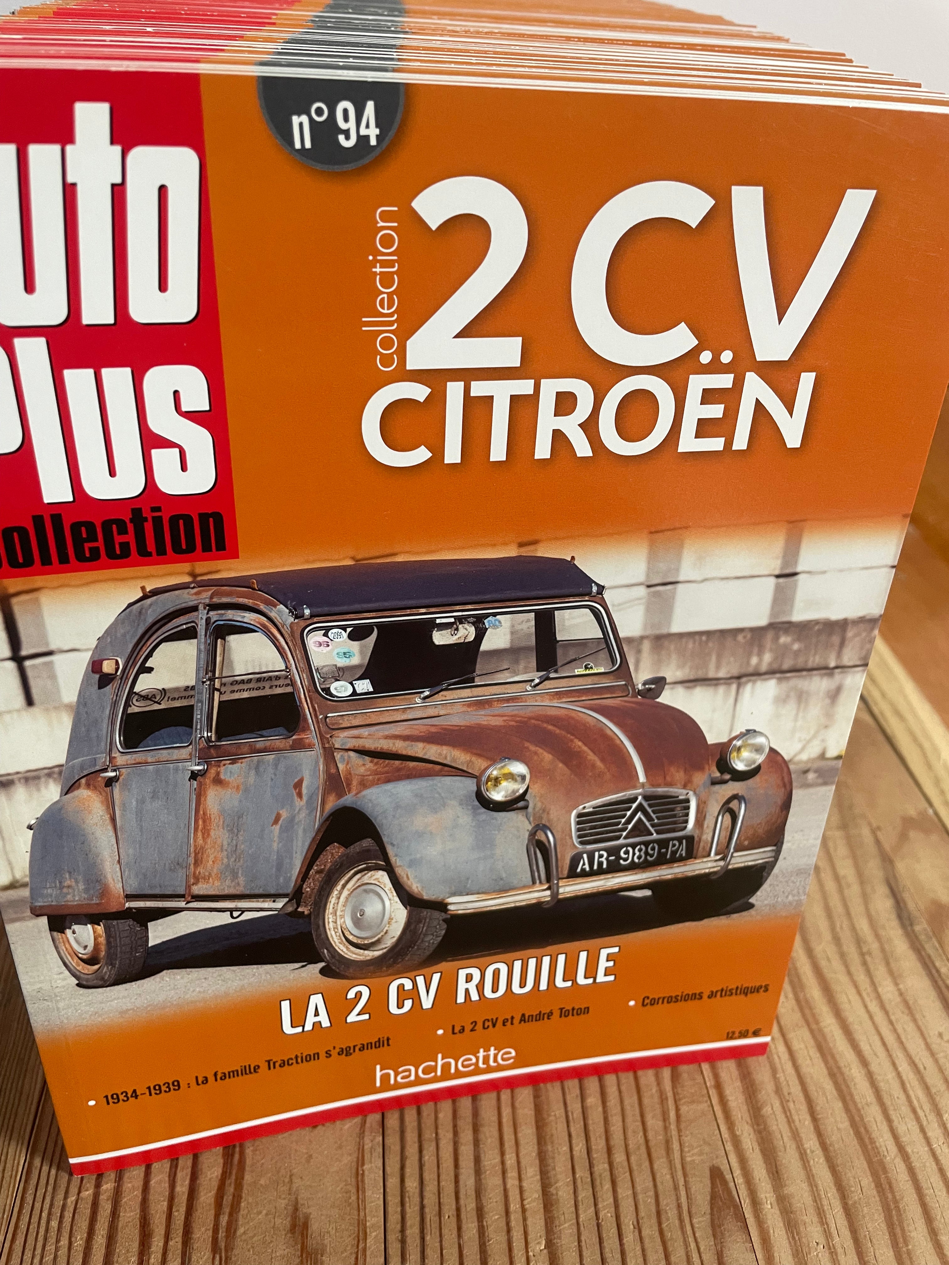 Fascicules sur les 2 CV Citroën (collection AUTO PLUS)