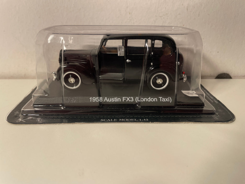 Austin FX3 noir de 1958 (Taxi à Londres) - Del Prado