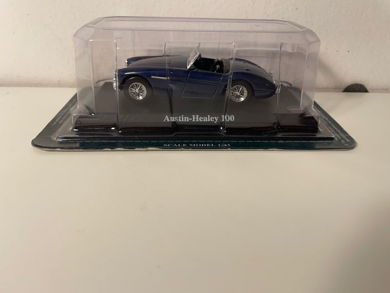 Austin-Healey 100 bleue foncée - Del Prado