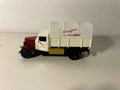 U23 Citroen Citroen Truck mit 1948 flachen Flügeln mit weißen Planen weiße Plane und Inschrift "Malabert" Couriers "