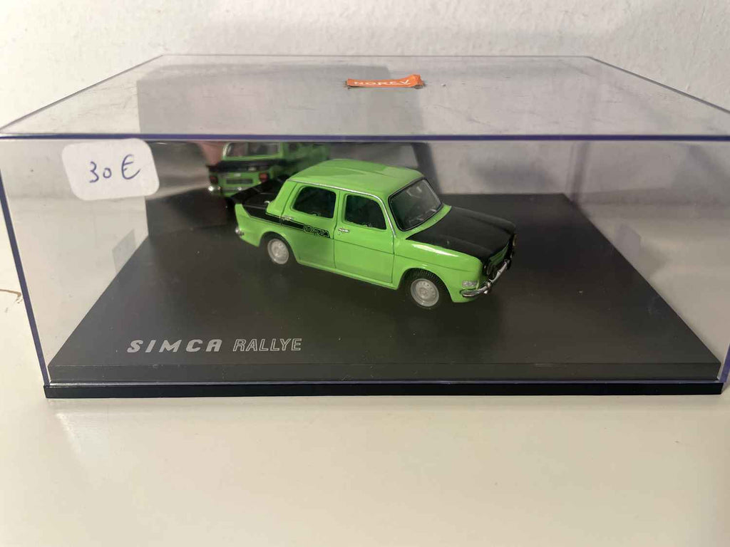Simca 1000 rally verde e nero (cofanetto rettangolare) - Norev