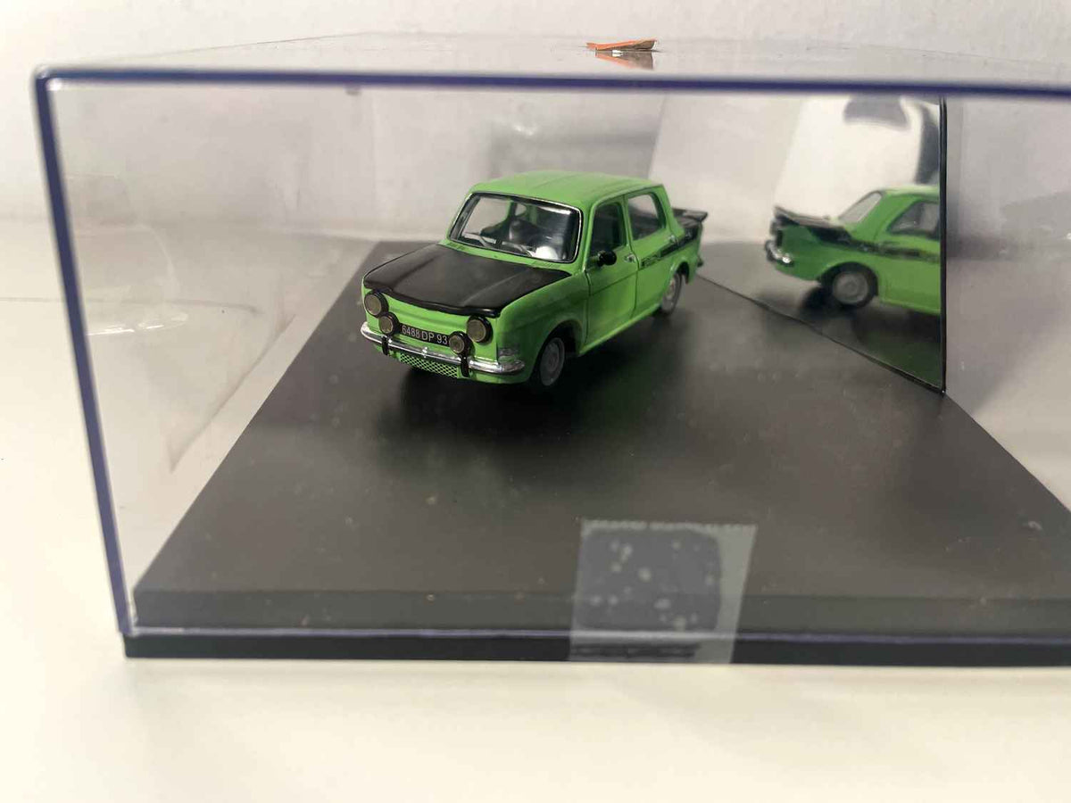 Simca 1000 rally verde e nero (cofanetto rettangolare) - Norev